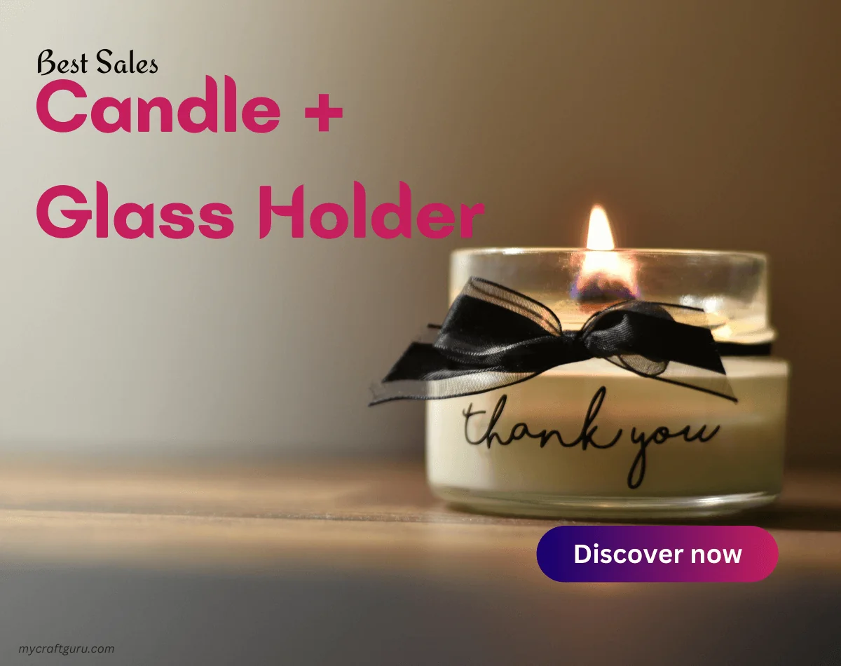 candles with glass holder